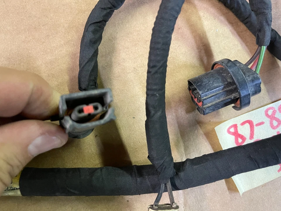 87-89 Ford Mustang Front HeadLight Harness Fog Lt Wiper Head light OEM GT & LX - Image 4 of 4