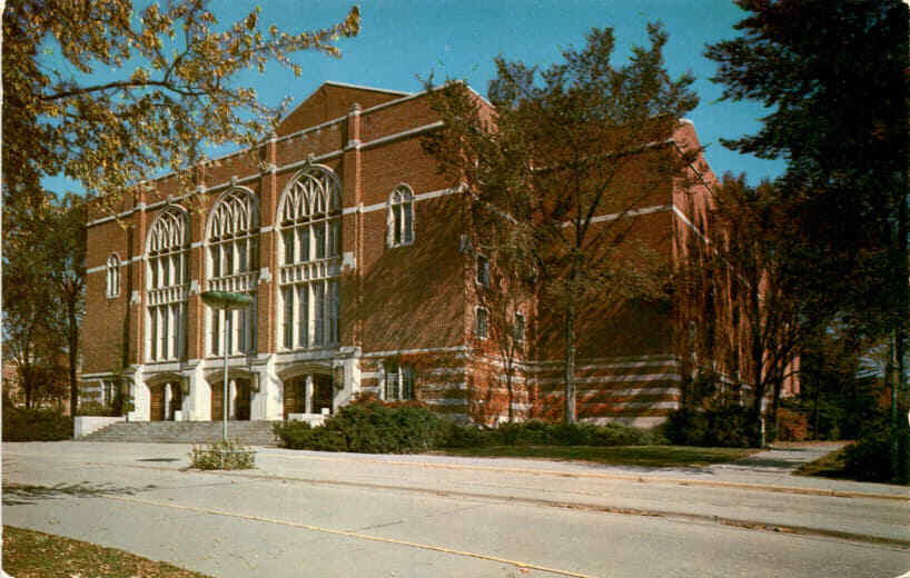 AUDITORIUM, Michigan State University, East Lansing, Michigan, Postcard