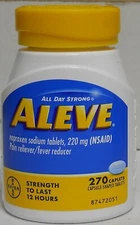 Aleve  All Day Strong 220 mg (NSAID Pain/Fever Reliever 270 Caplets