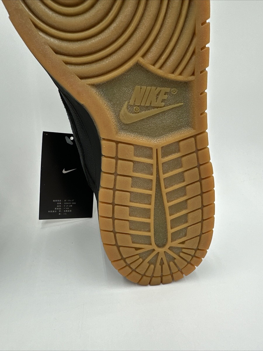 Nike Dunk Low Black Gum 2005 Size 11 Brand New 309431-006 | eBay