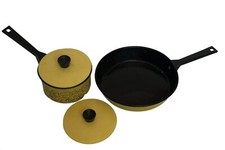 Vintage Small Mini Kids Toy Play Pretend Mushroom Kitchen Pot Pan Replacement