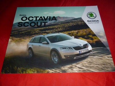 SKODA Octavia Combi III Typ FE Scout 2.0 TDI 4x4 Prospekt Brochure Depliant 2019