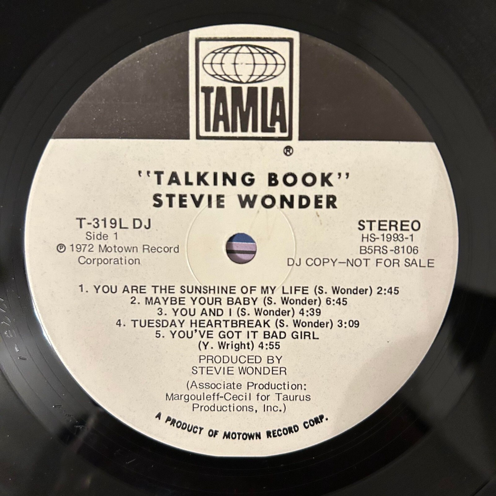 RARE Soul LP Stevie Wonder Talking Book TAMLA PROMO WLP Braille eBay