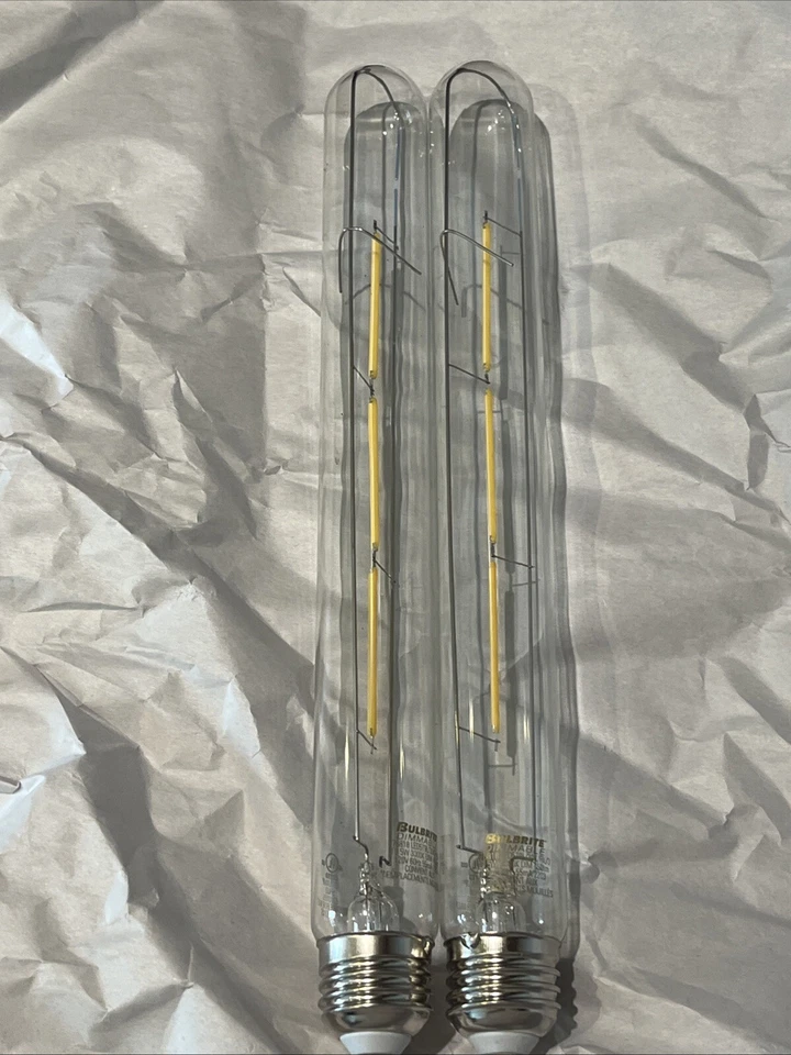 Bulbrite 40Watt Equivalent T9 Clear Dimmable Edison Light Bulb Warm White2PK LED - Image 2 of 2