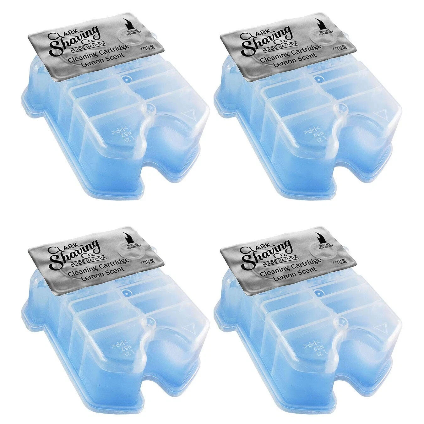 Clark Shaving Co. Refill Cartridges for Braun Clean & Renew CCR 4-Pack