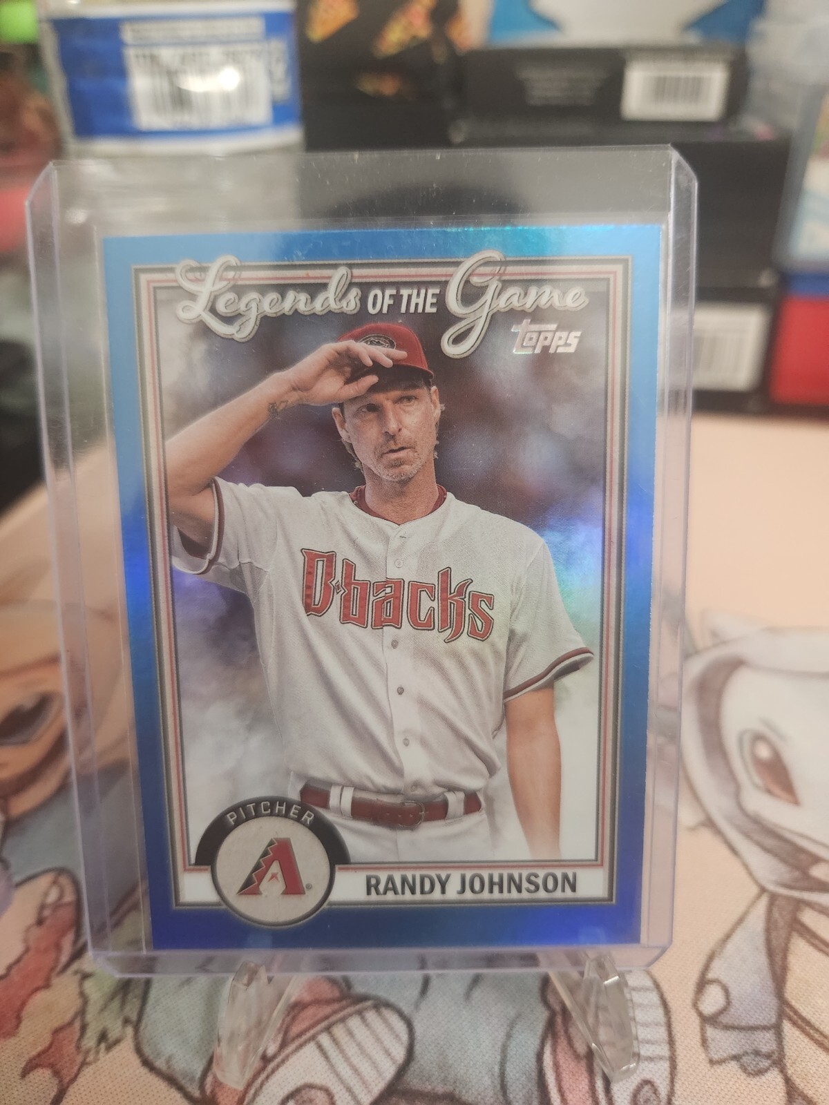 2023 Topps Legends of the Game Blue Randy Johnson #LG-28 Arizona Diamondbacks