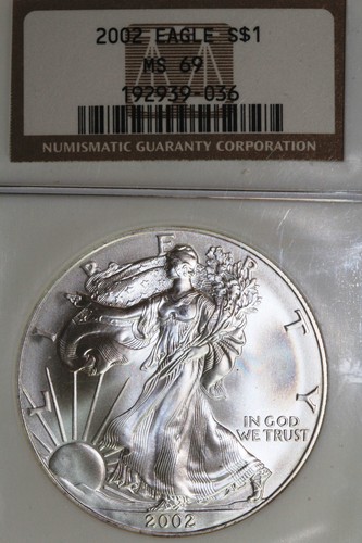 1998 American Silver Eagle MS-69 NGC | eBay