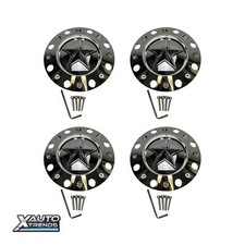 4 X Xd Series Wheel Center Cap Xd775 Rockstar Chrome 1001775