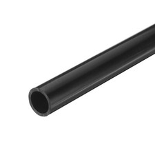 PVC Rigid Round Pipe 16mm ID 20mm OD 0.35m Black High Impact