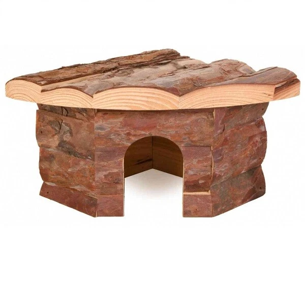 Trixie Natural Living Jesper Corner House Wooden Cage for Small Animals 3 Sizes - Image 2 of 4