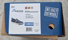 Nautilus N1430 Slip On Work Shoes Mens 7 1/2 - Steel Toe, Slip Resist NEW BOXED