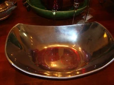 ARTLAND~Metal Serveware ~ SERVING BOWL~13.25x9.5x3.5~ VGC ~