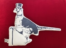 Jack Wills Cushion Pheasant Logo Shaped - Rare