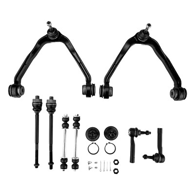 10pcs Front Upper Control Arm Lower Ball Joint Tie rod for Silverado Sierra 1500