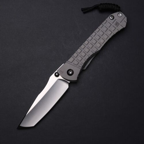 Chris Reeve Umnumzaan Monkey Edge FRAG Pattern - GLASS BLASTED / Tanto Blade