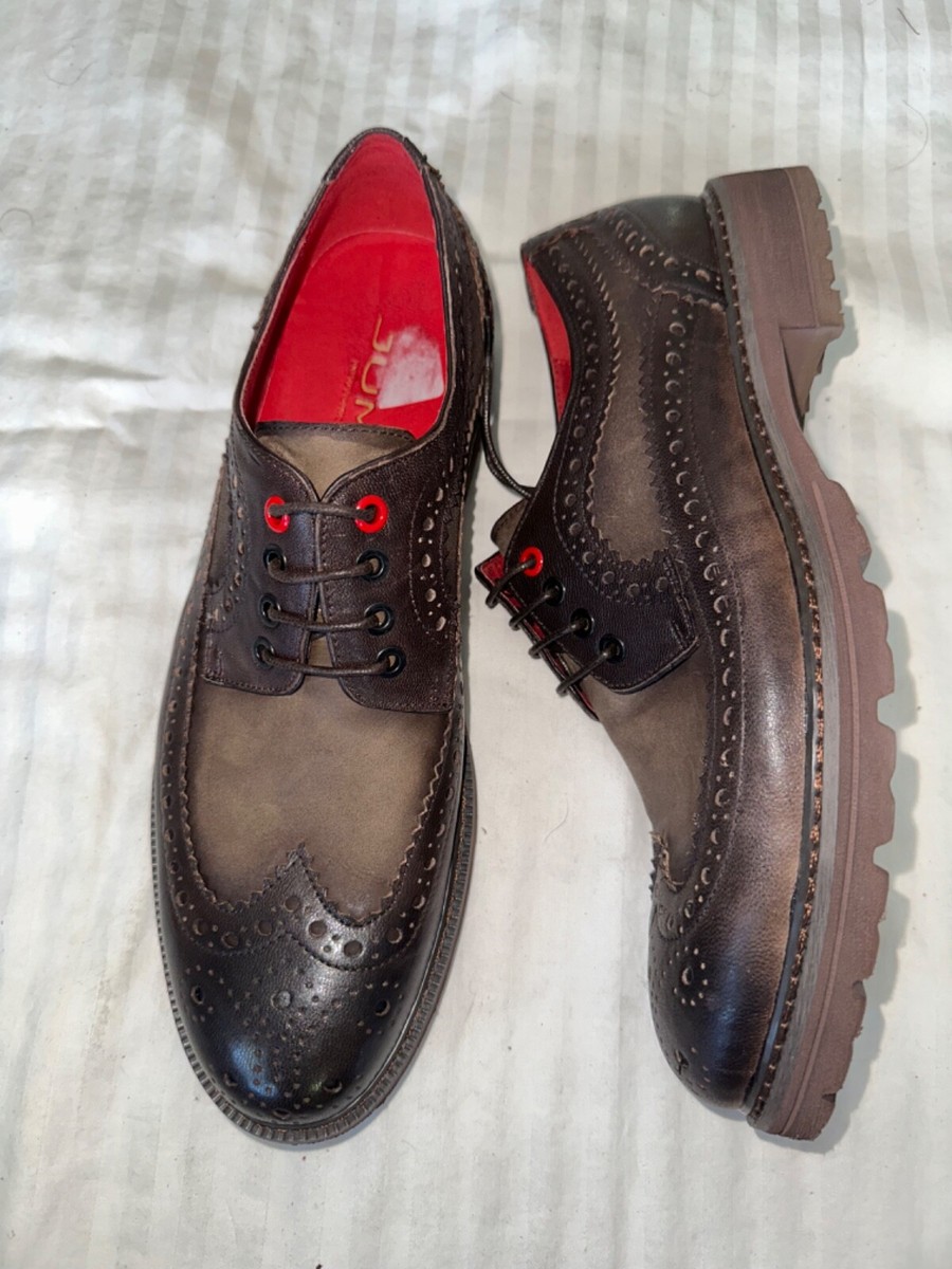 Jump New York Leather Oxford Wingtip Sz 10 Jump | Shoes | Jump New York Red Ombr Leather Wingtip  main image 2