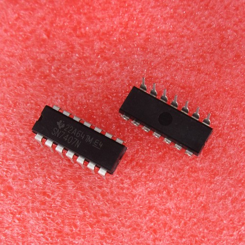 2/5/10PCS NUOVO SN7407N IC BUFF/DVR ESADECIMALE NON INV 14DIP Alta Qualità - Foto 3 di 5