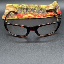 Maui Jim Stingray MJ-103-10 Sunglasses Frame Brown Flex Italy Used w/ Pouch