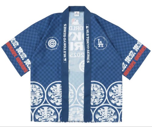 MLB World Tour Tokyo Series 2025 Dodgers Cubs Happi Coat Jacket Kimono Free Size - Picture 10 of 10
