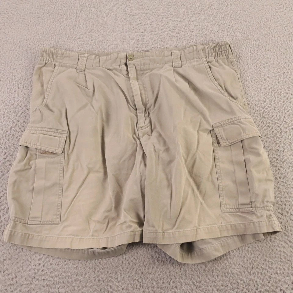 Шорты мужские Nautica 36 бежевые желтовато-коричневые 100% полиэстер для гольфа классический крой - Изображение 2 из 4