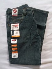 Wrangler Straight Fit Boys Blue Jeans Size 14 Husky Flex Adjust To Fit Waist NEW