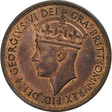 Jersey, George VI, 1/12 Shilling, Libération, 1945, London, Bronze, UNZ, KM:19