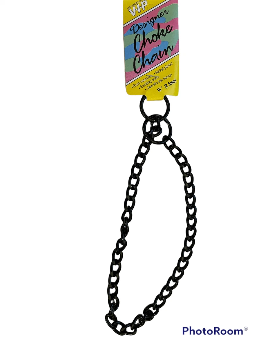 Black hotsell choke chain
