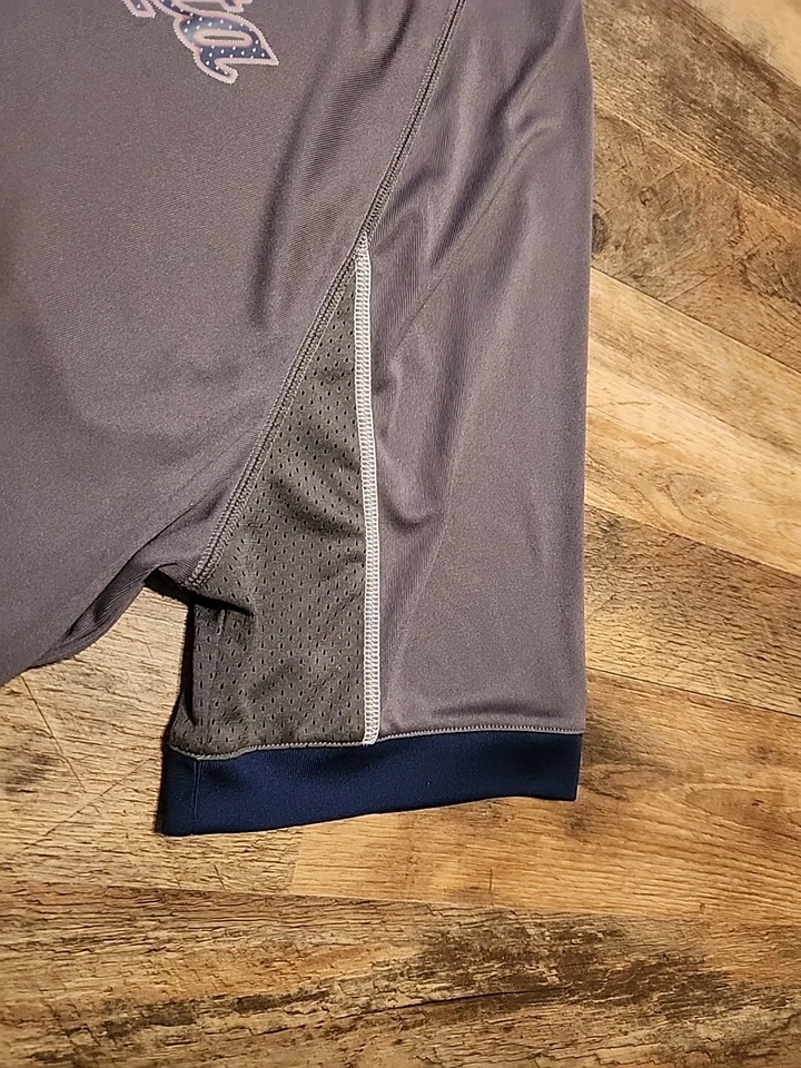 Camiseta de práctica de bateo de béisbol Minnesota Twins majestuosa genial base 2XL GRIS Foto 3 de 4