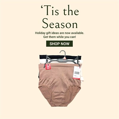 Skinnygirl Shaping Seamless Briefs~Tames Your Tummy Sz. L~ 3 pair Style SG7715￼