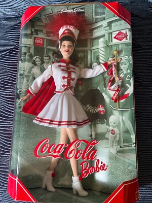New COCA-COLA BARBIE doll 2001 MAJORETTE Collector Edition