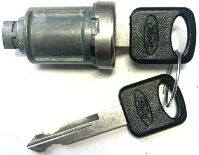 Ford F150 1996-2009 OEM Door Lock Cylinder & 2 Ford Logo Keys - Foto 3