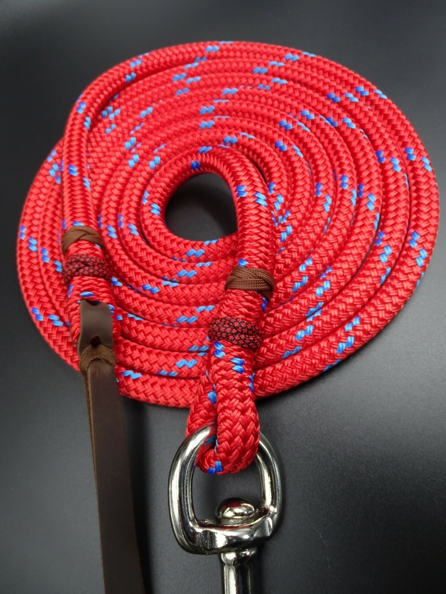 Licol Et Longe Parelli En Bleu Plomb, Beige Et Corde Souple – Matériel D’équitation Naturel D’occasion