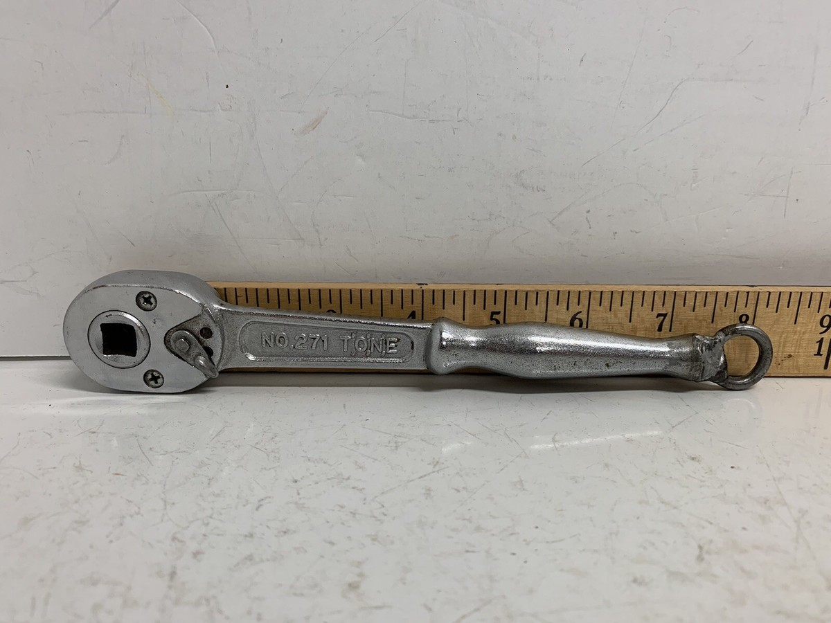 Tone No 271 Vintage Ratchet Tool Square Drive Modified Handle A016