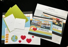 CTMH STARTER Cut Above Layout Kit 2 WONDERFUL WORLD New X8039