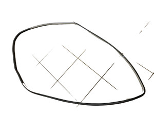 Dichtung Türgummi für Rahmen Tür Rechts Vorne Lexus RX 400h MCU 06-09