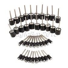 10 piezas Mandriles de goma de tambor de 1/2" 1/4"" varilla para amoladora manga de lijado herramienta giratoria