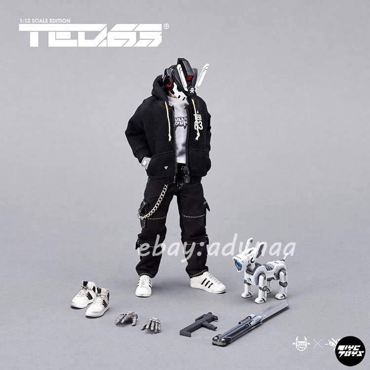 SF・ファンタジー・ホラー deviltoys 1/12 TEQ63 ONIMARU DELUXE SET Devil Toys x Quiccs Bullet Punk TEQ63 1/12 Onimaru Deluxe