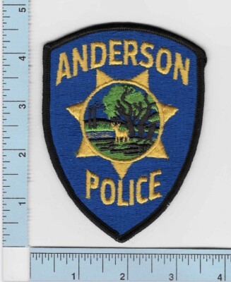 Fowler Police Patch Anderson California Police Dept Shoulder Patch Vintage Obsolete New ...