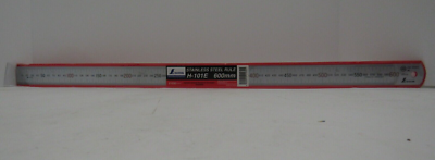 #ad Shinwa H101 E 600 mm Rigidquot;Zero Glarequot; Metric Machinist Ruler Rule Scale .5 m... $31.90