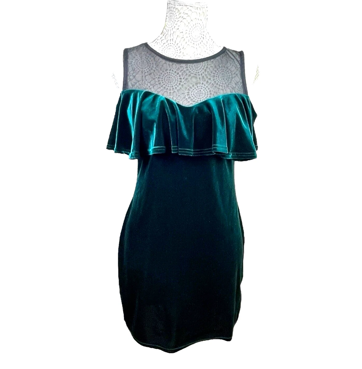 Quiz Green Velvet Dresses for Women for sale | eBay UK