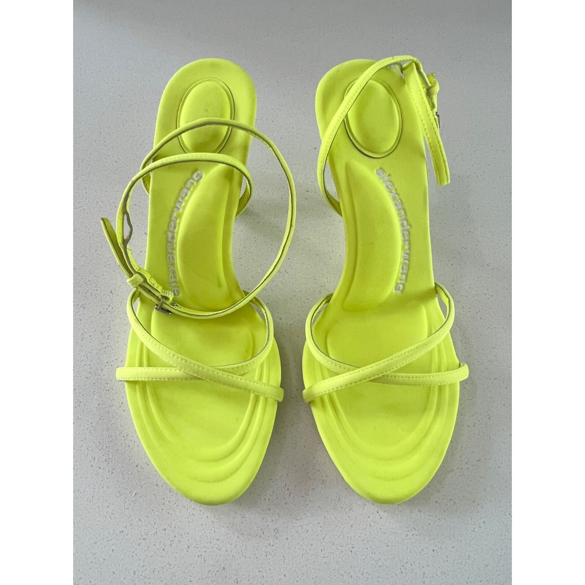 Alexander Wang Dahlia 85mm neon sandals Size 36 | eBay