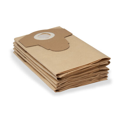 5x Papierfilterbeutel 20L passend für Einhell Nass-Trockensauger TC-VC 1820,1815