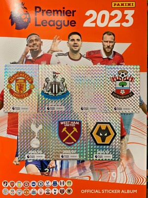 Panini Premier League 2023 Sticker - #434 - #636 MAN UTD - Wolves 2022/23