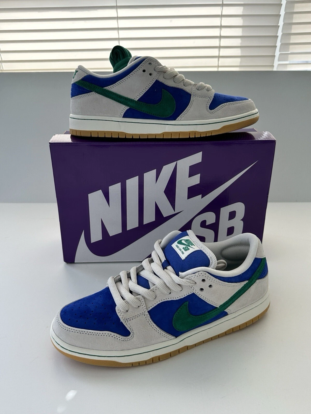 NIKE SB PHANTOM MALACHITE HYPER ROYAL DUNK LOW (TAILLE 9) HF3704 001 SUPREME DUNK