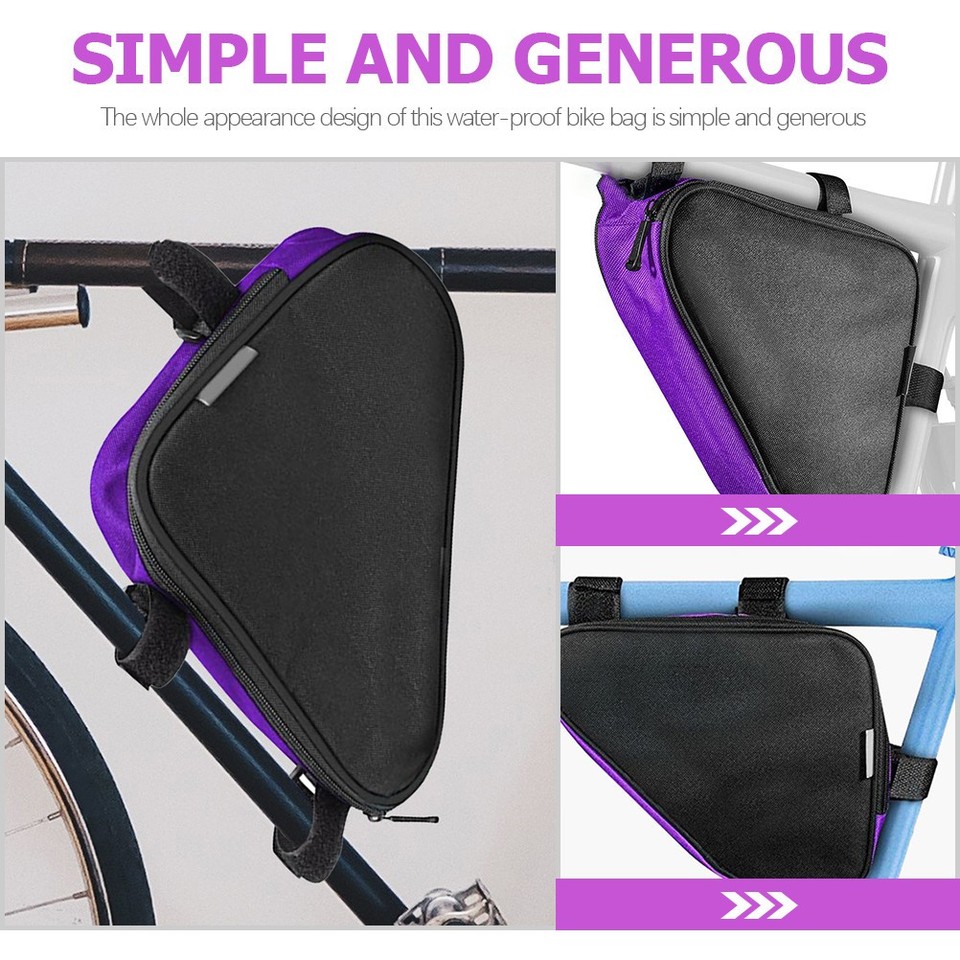 Bike Bag Bike Frame Bag Portable Bike Bag Bicycles Front Pouch Bike ...