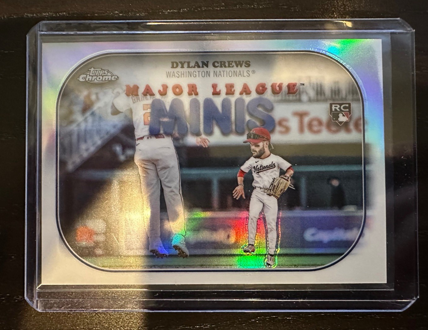 Dylan Crews Major League Minis MM-8 SSP (RC) 2025 Topps Chrome Update Nationals