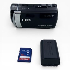 Sony Handycam HDR-CX210 HD Camcorder Video Camera Black w/30x Zoom W Memory Card