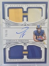 TERRANCE FERGUSON 2025 NATIONAL TREASURES RPA ROOKIE QUAD RC AUTO #70/99 Nice!