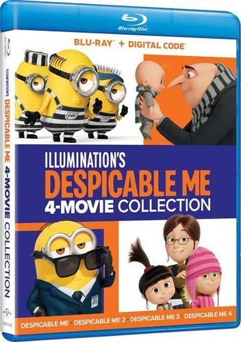 Despicable Me 4-Movie Collection [New Blu-ray] Boxed Set, Digital