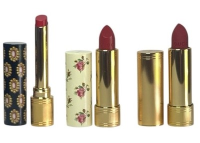 GUCCI Lipstick Trio Set Rouge de Beauté, Lévres Voile & Mat Matte